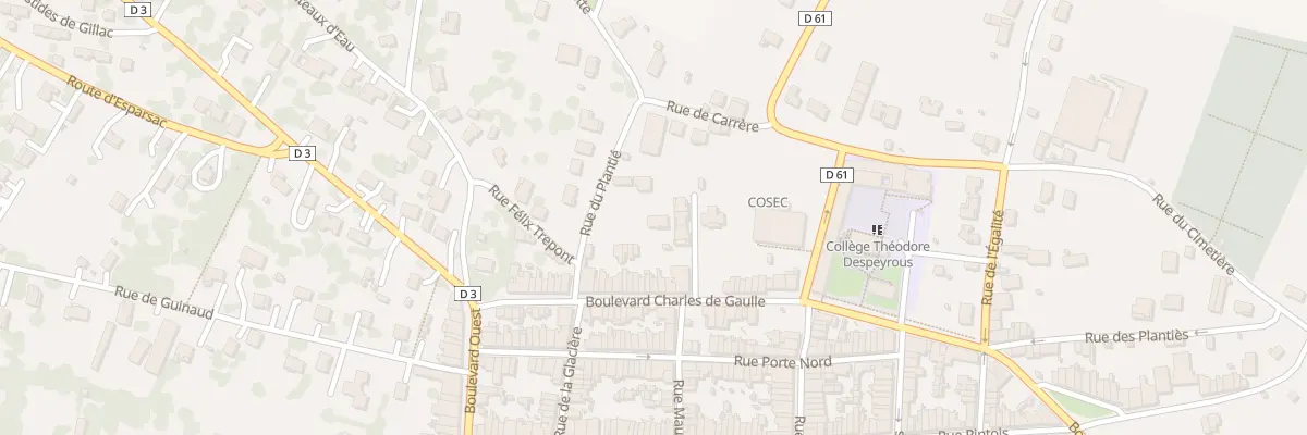 Plan du 46 Rue du Plantié à Beaumont-de-Lomagne