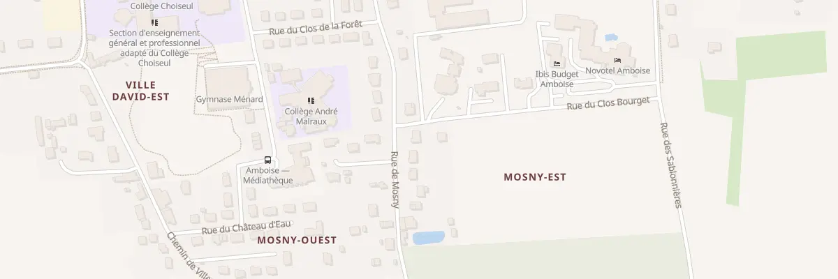 Plan du 111 Rue de Mosny à Amboise