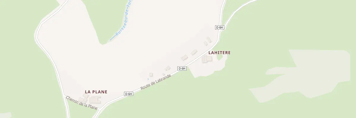 Plan du 5000F Laplane à Fustignac