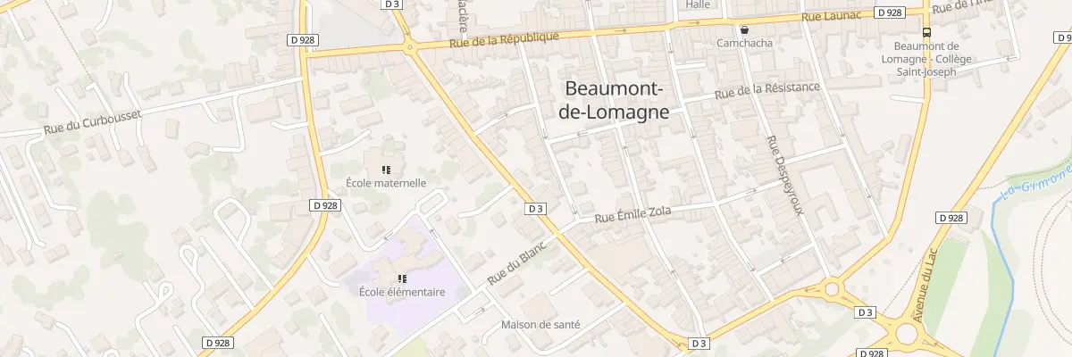 Plan du 5 Rue Grand Selve à Beaumont-de-Lomagne