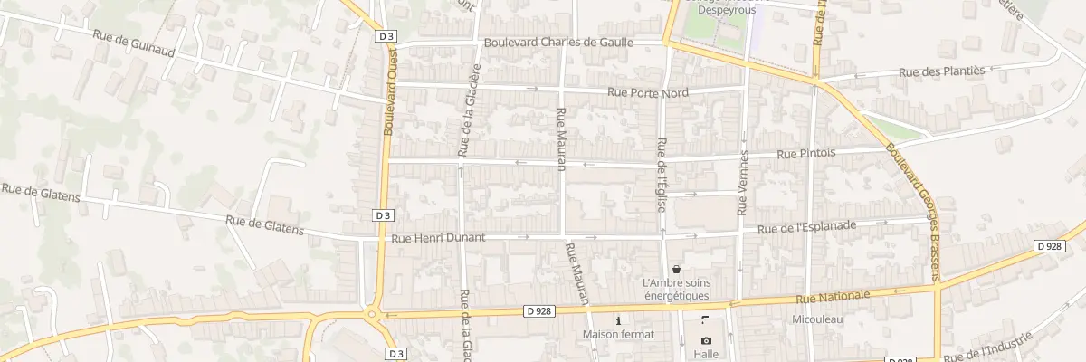 Plan du 27 Rue Camille Carrié à Beaumont-de-Lomagne