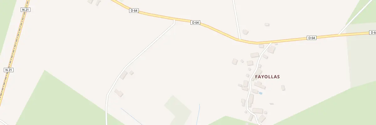 Plan du 5 Fayollas à Bussière-Galant
