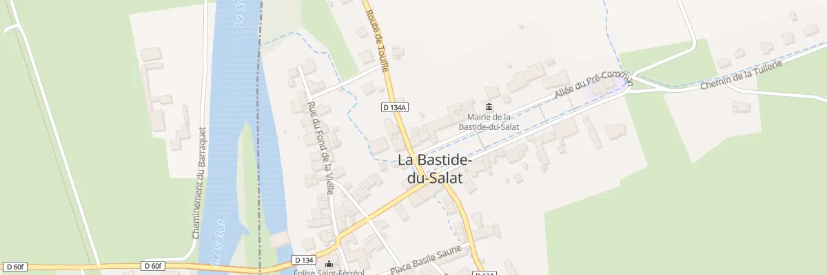 Plan du 16 Pre Commun à La Bastide-du-Salat