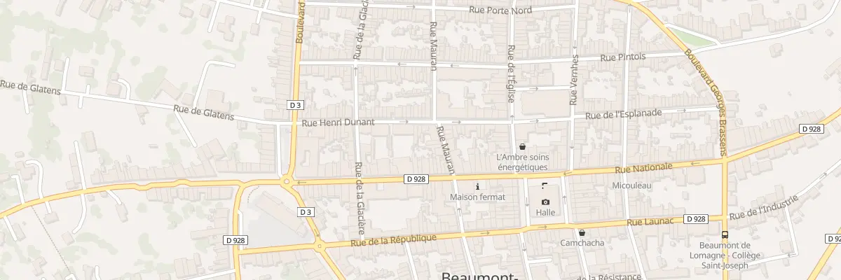 Plan du 21 Rue Henry Dunant à Beaumont-de-Lomagne
