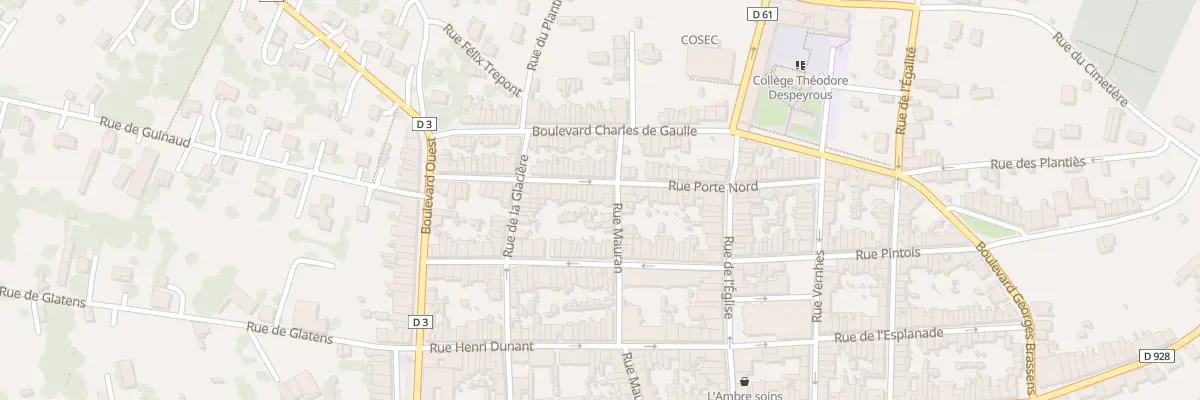 Plan du 29 Rue Porte Nord à Beaumont-de-Lomagne