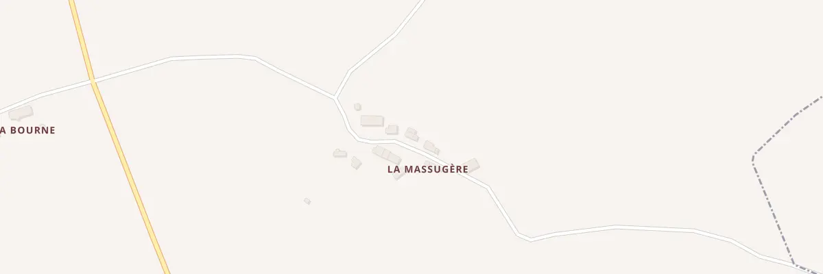 Plan du 5 La Massugere à La Bazoche-Gouet