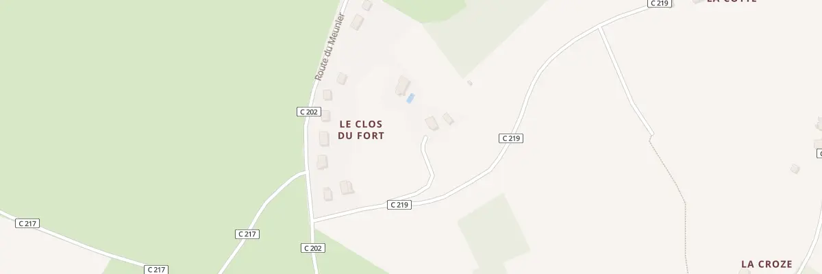 Plan du 95G Le Clos du Fort à Nanthiat