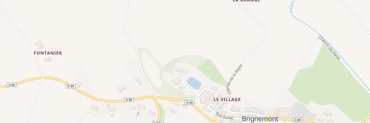 Plan du Village à Brignemont