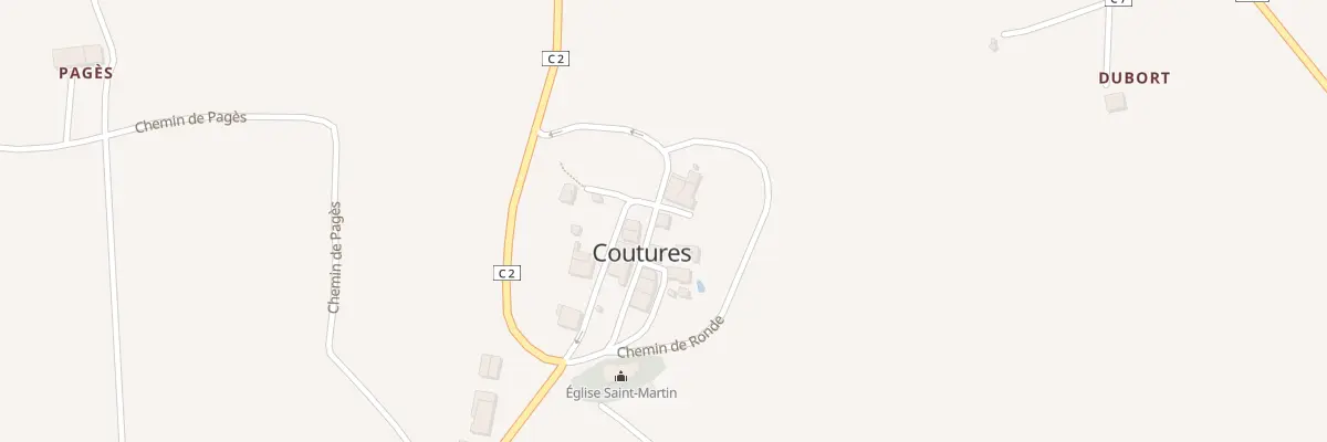 Plan du 118 Rue de la Mairie à Coutures