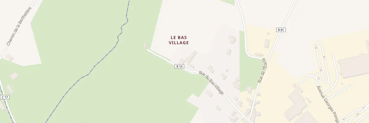 Plan du 18 Rue du Bas Village à Loches