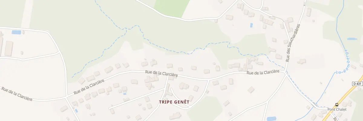 Plan du 44 Rue de la Clarcière à Saint-Ouen-les-Vignes