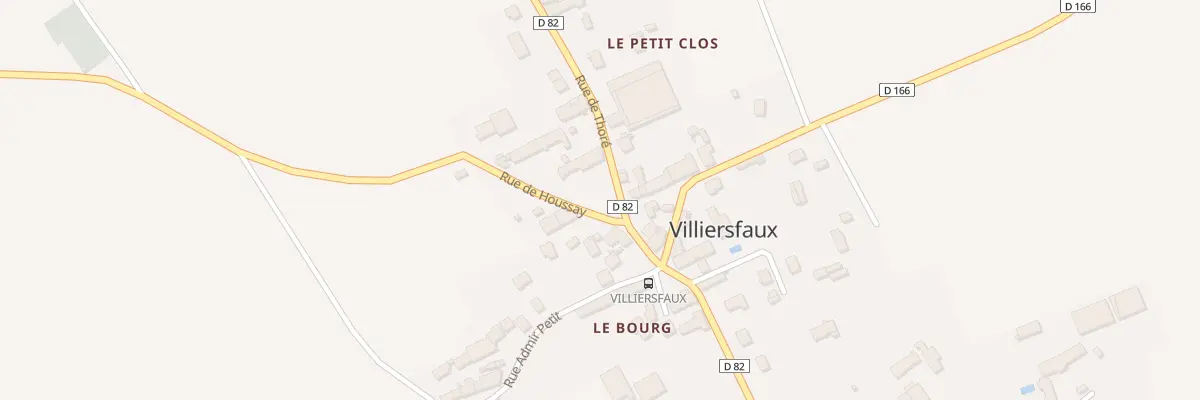 Plan du 1 Rue de Thoré à Villiersfaux