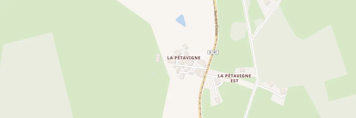 Plan du 7 La Petavigne à Champsac
