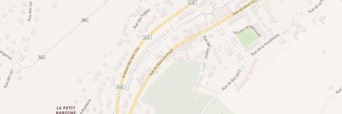 Plan du 33 Rue du Bout du Pave à Loches