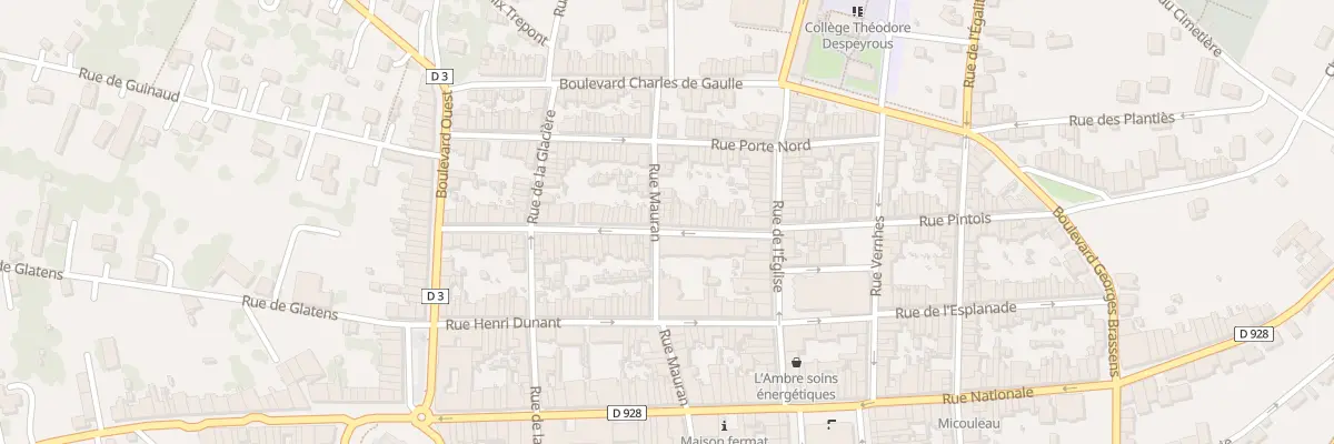 Plan du 32 Rue Camille Carrié à Beaumont-de-Lomagne