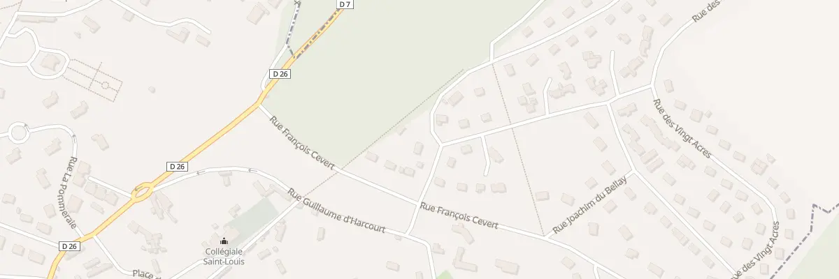 Plan du 3 Rue du Bois des Chanoines à La Saussaye