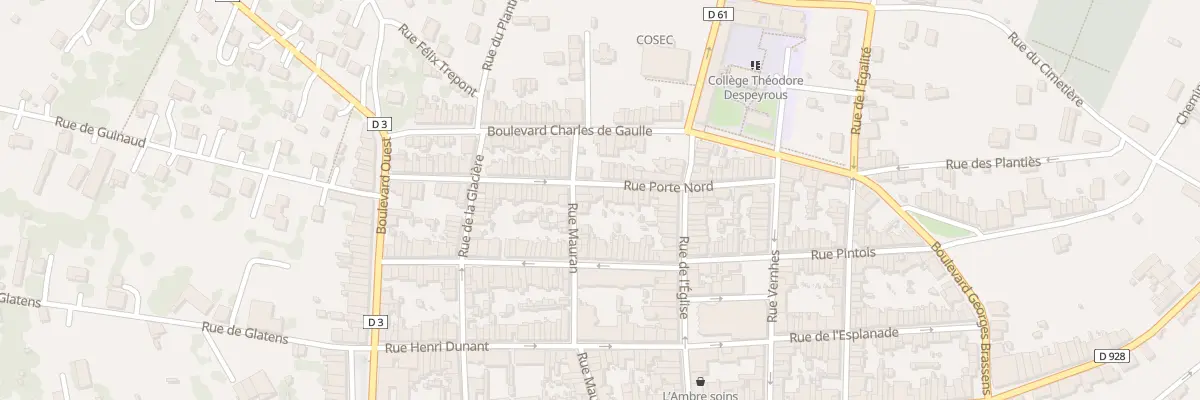 Plan du 25 Rue Porte Nord à Beaumont-de-Lomagne