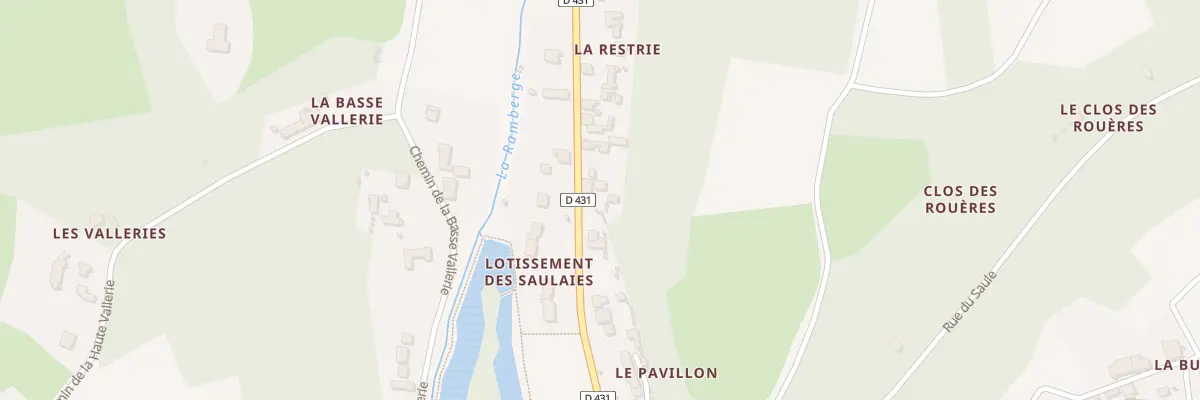 Plan du 90 Rte de St Ouen Les Vignes à Pocé-sur-Cisse