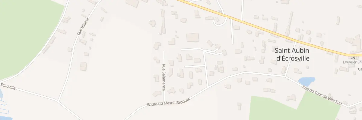 Plan du 6 All du Val Sud à Saint-Aubin-d’Écrosville