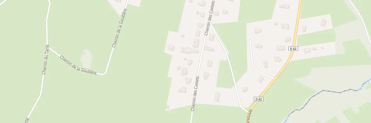 Plan du 46 Chem des Castets à Cassagne