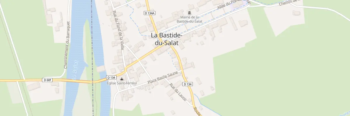 Plan du 78 Pre Commun à La Bastide-du-Salat