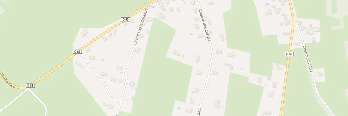 Plan du 16 Chem des Castets à Cassagne