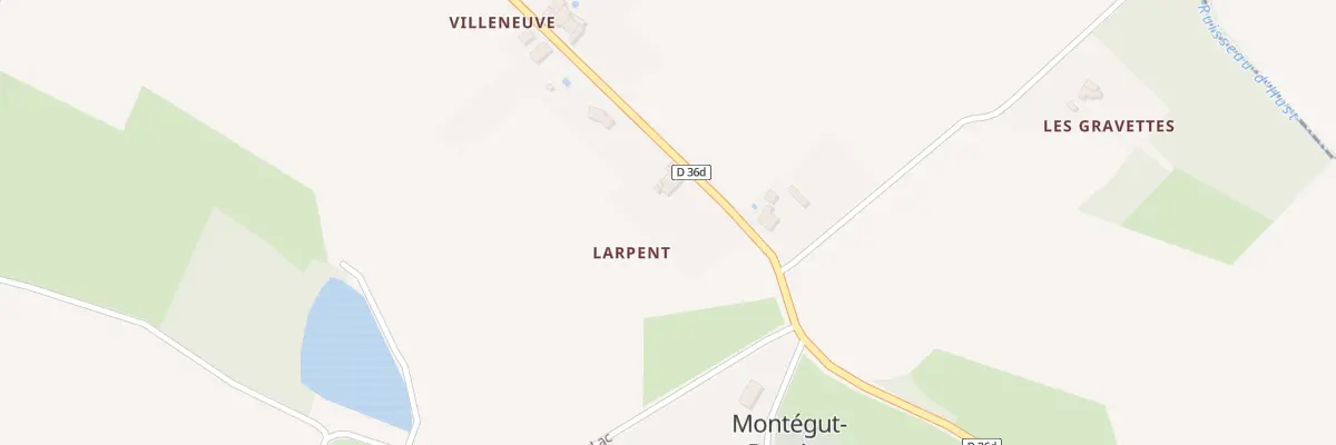 Plan du 4 Larpent à Montégut-Bourjac