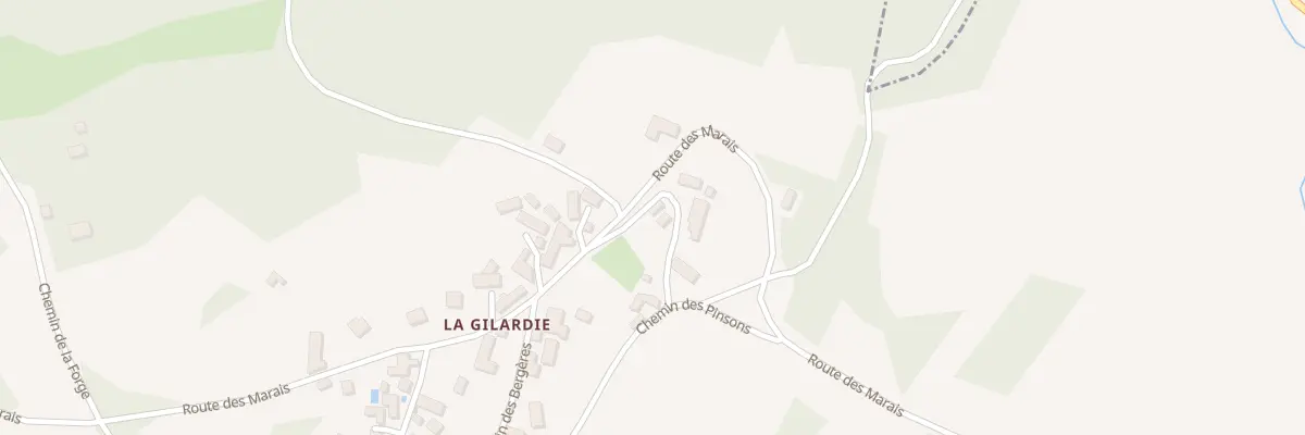Plan du 71 La Gilardie à Brouchaud