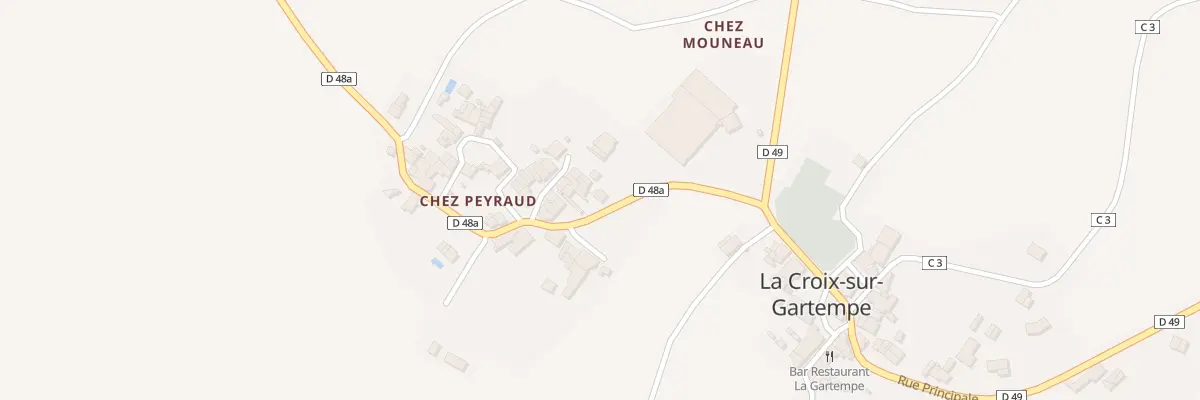 Plan du 6 Chez Peyraud à La Croix-sur-Gartempe