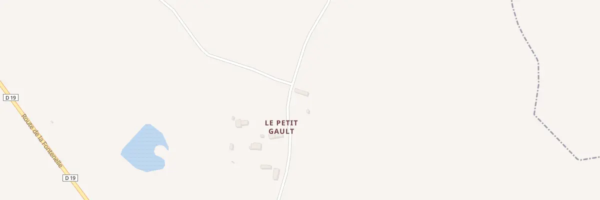 Plan du 289 Le Petit Gault au Gault-du-Perche