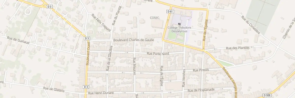 Plan du 24 Rue Porte Nord à Beaumont-de-Lomagne