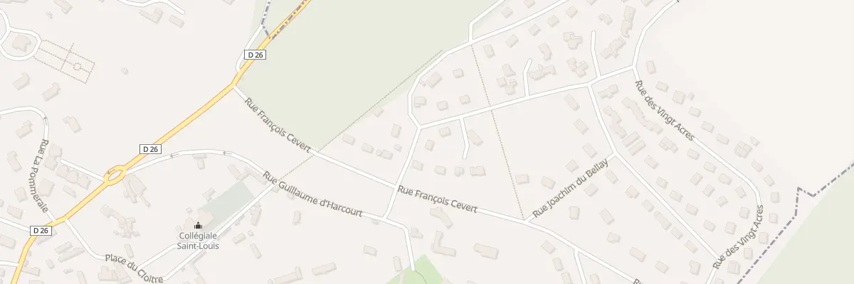 Plan du 4 Rue du Bois des Chanoines à La Saussaye
