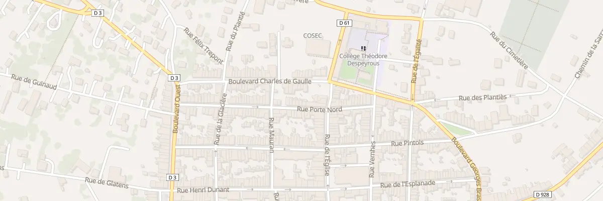 Plan du 22 Rue Porte Nord à Beaumont-de-Lomagne