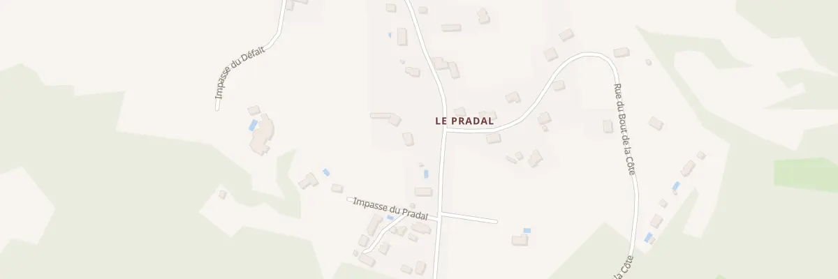 Plan du 348A Le Pradal à Siorac-en-Périgord