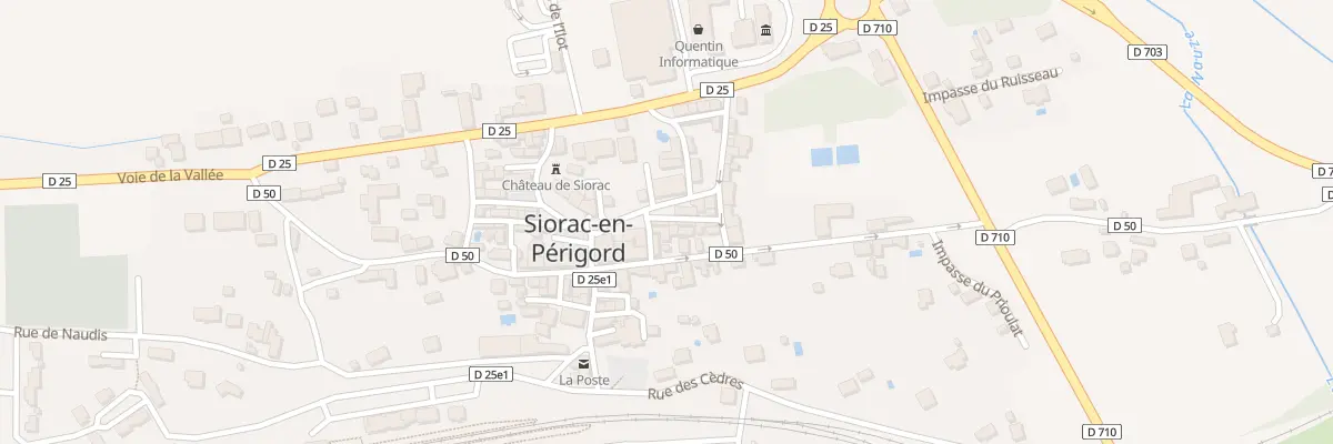 Plan du 4 Rue Croupière à Siorac-en-Périgord