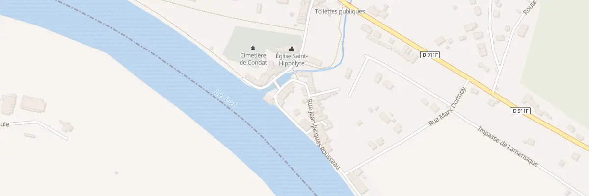 Plan du 9 Rue Jean-Jacques Rousseau à Fumel