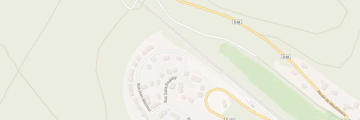 Plan du 289 Rue Jean Mermoz à Orival