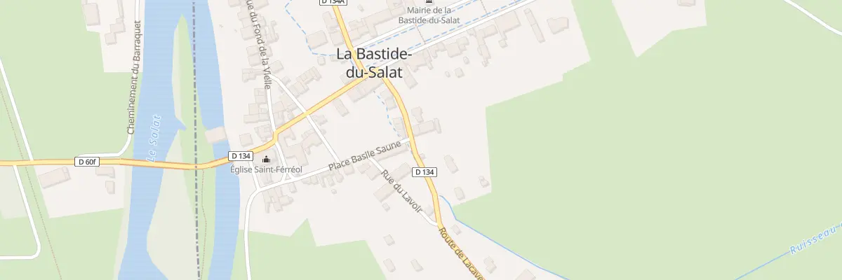 Plan du 75 Pre Commun à La Bastide-du-Salat