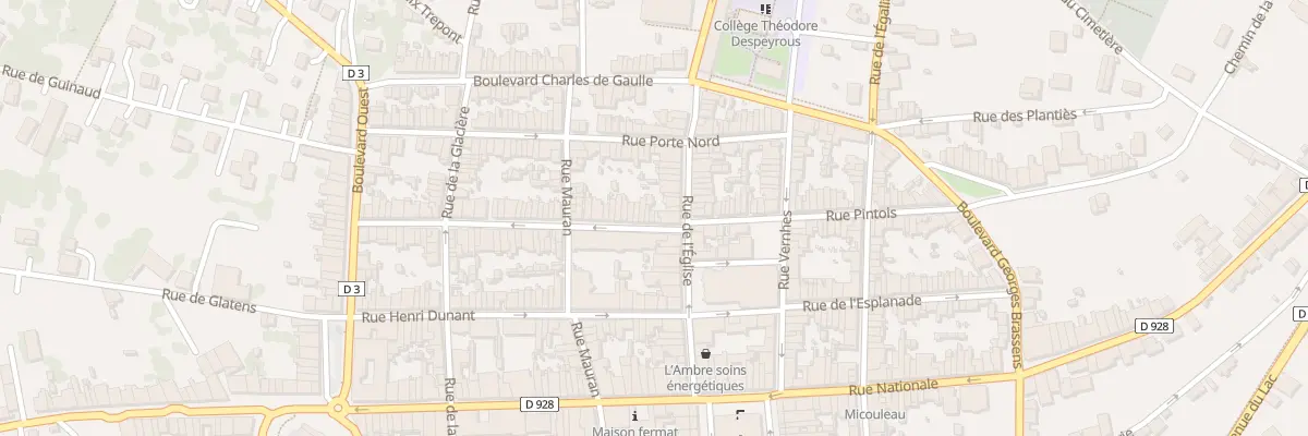Plan du 6 Rue Camille Carrié à Beaumont-de-Lomagne