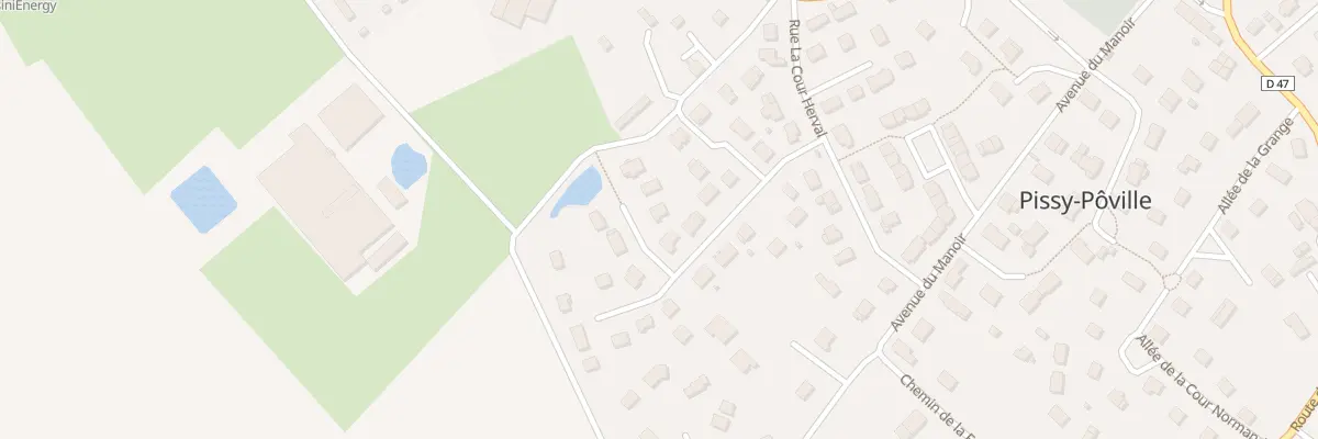Plan du 2 All des Champs à Pissy-Pôville