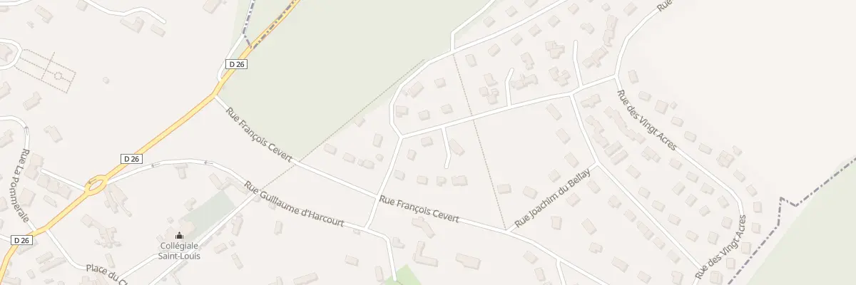 Plan du 2 Rue du Grand Fourquet à La Saussaye