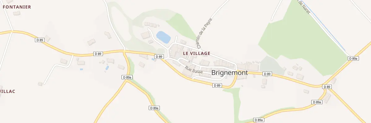 Plan du 9001 Le Village à Brignemont