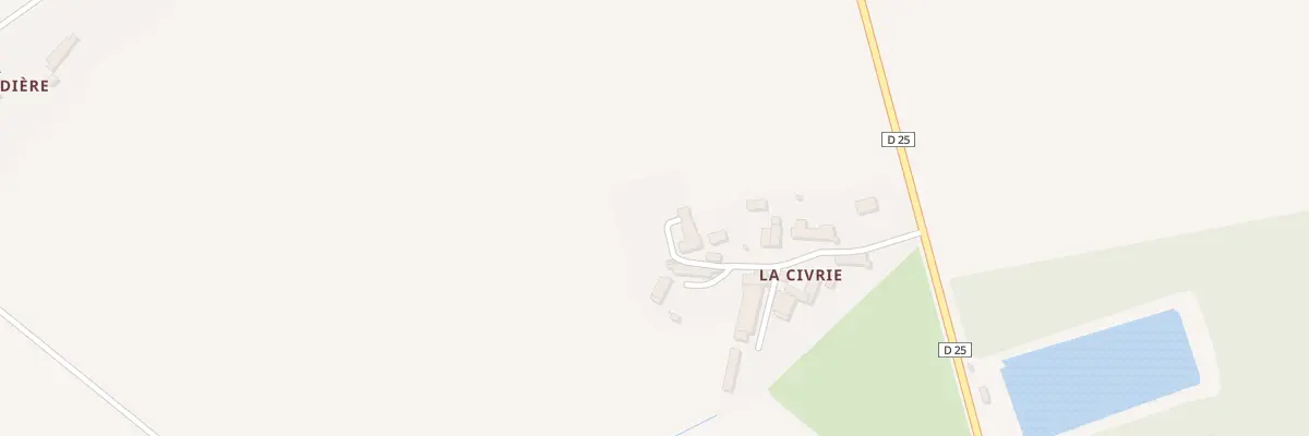 Plan du 9 La Civrie à Chédigny