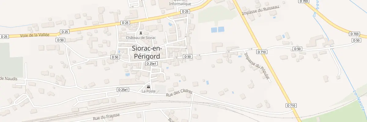Plan du 14 Rue de Séguinou à Siorac-en-Périgord