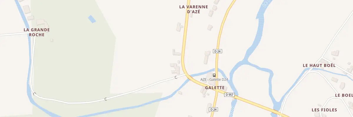 Plan du 295 Galette à Azé