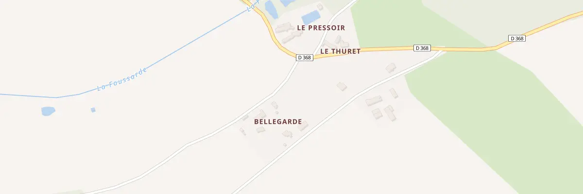 Plan du 1 Bellegarde à Argenvilliers