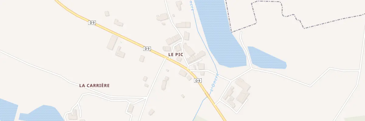 Plan du 20 Le Pic à Javerdat