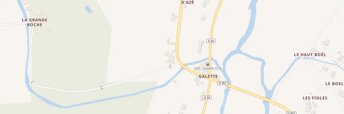 Plan du 294 Galette à Azé