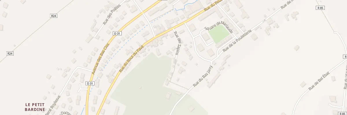 Plan du 8 Rue des Sapins à Loches