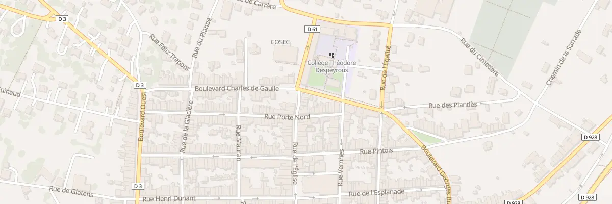 Plan du 44 Rue de l’Eglise à Beaumont-de-Lomagne